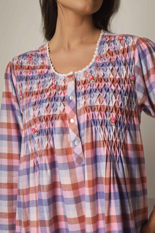 Agatha FS, Dress with Smocking