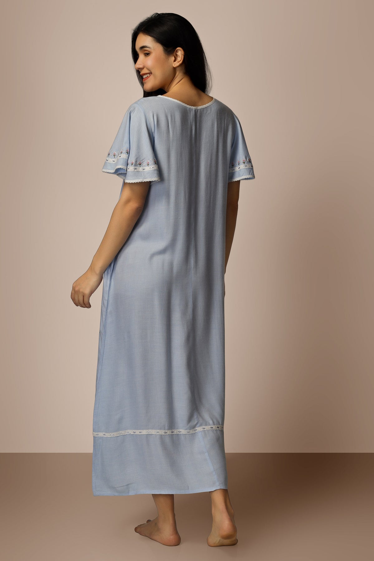 Ami, Embroidered Dress