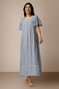 Ami, Embroidered Dress