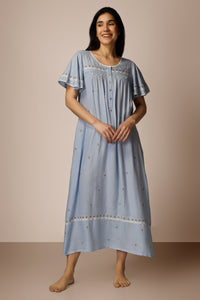 Ami, Embroidered Dress