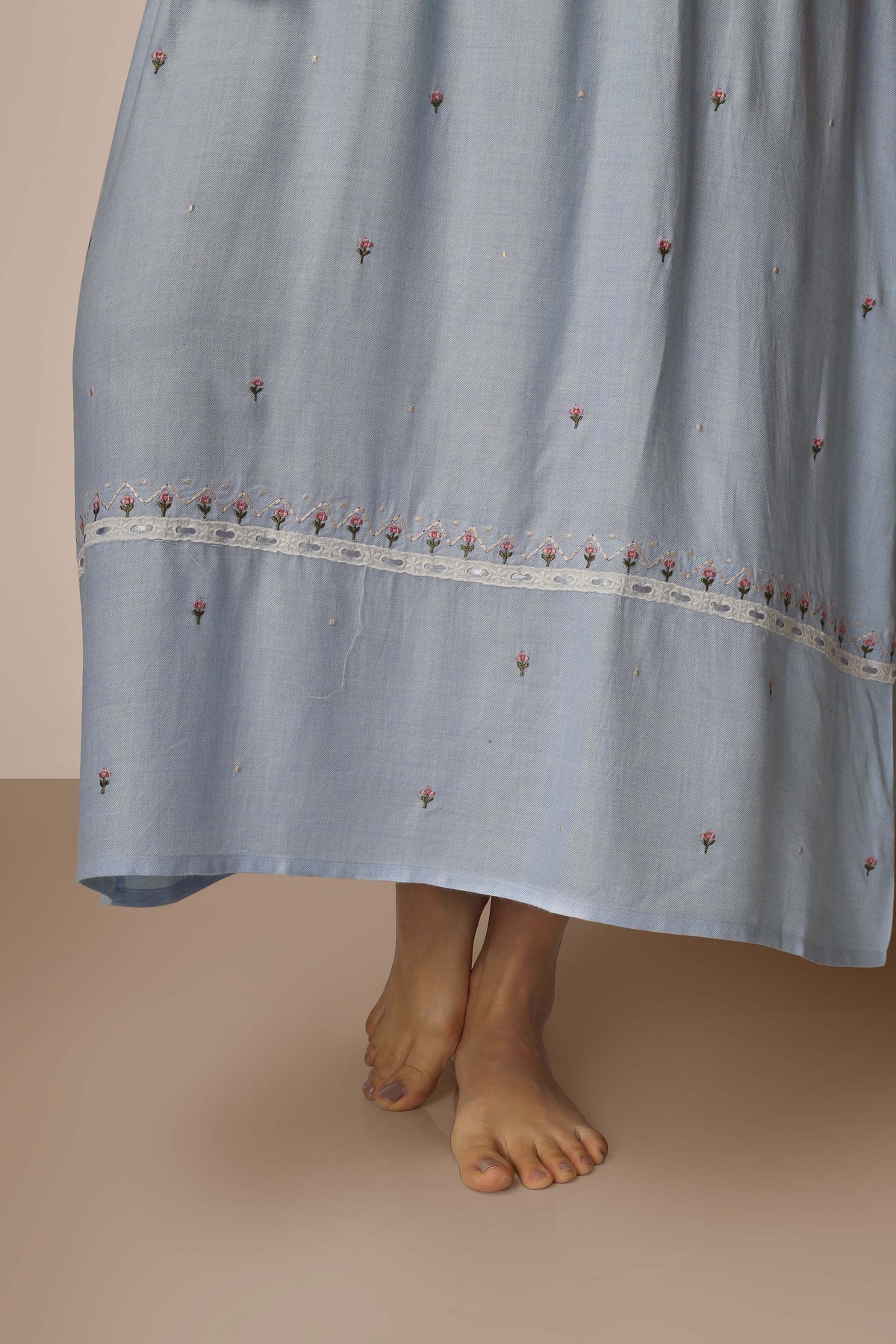 Ami, Embroidered Dress
