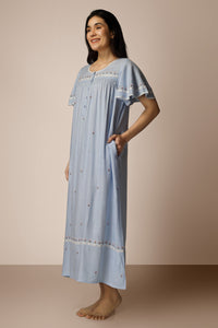 Ami, Embroidered Dress