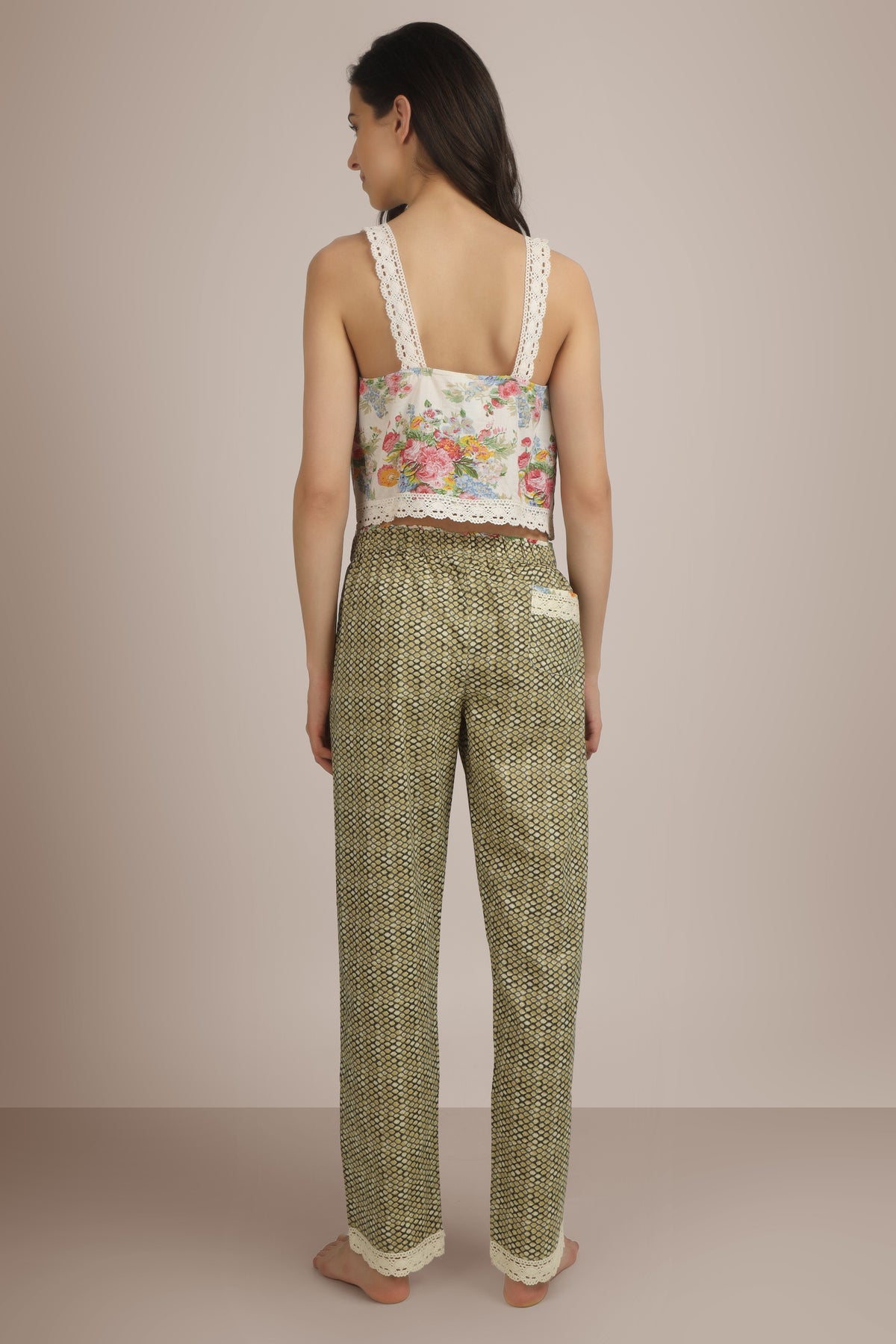 Holly, Crop-Top Pyjama Suit