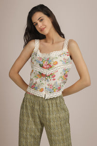 Holly, Crop-Top Pyjama Suit