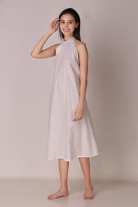Elegant backless dress showcasing stylish design and comfortable fit.