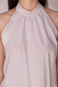 Talisa backless dress with lace detailing for elegant occasions.