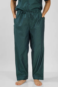 Aldo men's pyjama suit in green patterned design, comfortable and stylish.
