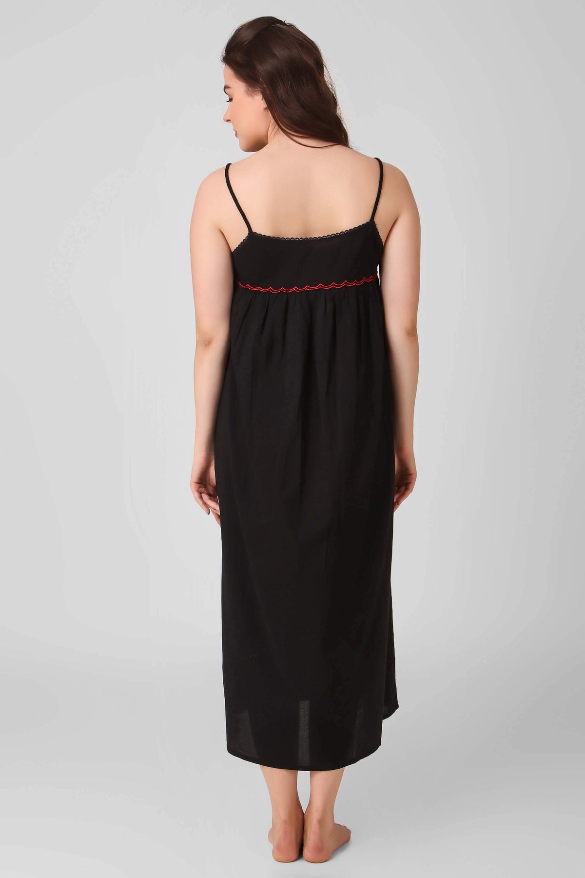 Black bolero dress and shrug, elegant back design for women.