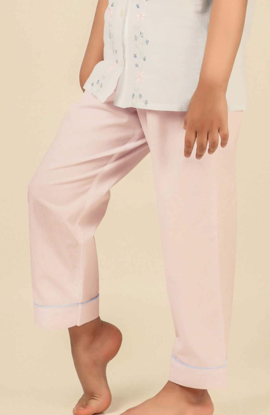 Princess Cindy pink pyjama suit for kids, stylish and comfortable.