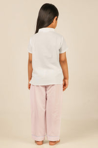 Back view of Princess Cindy Pyjama Suit for girls.