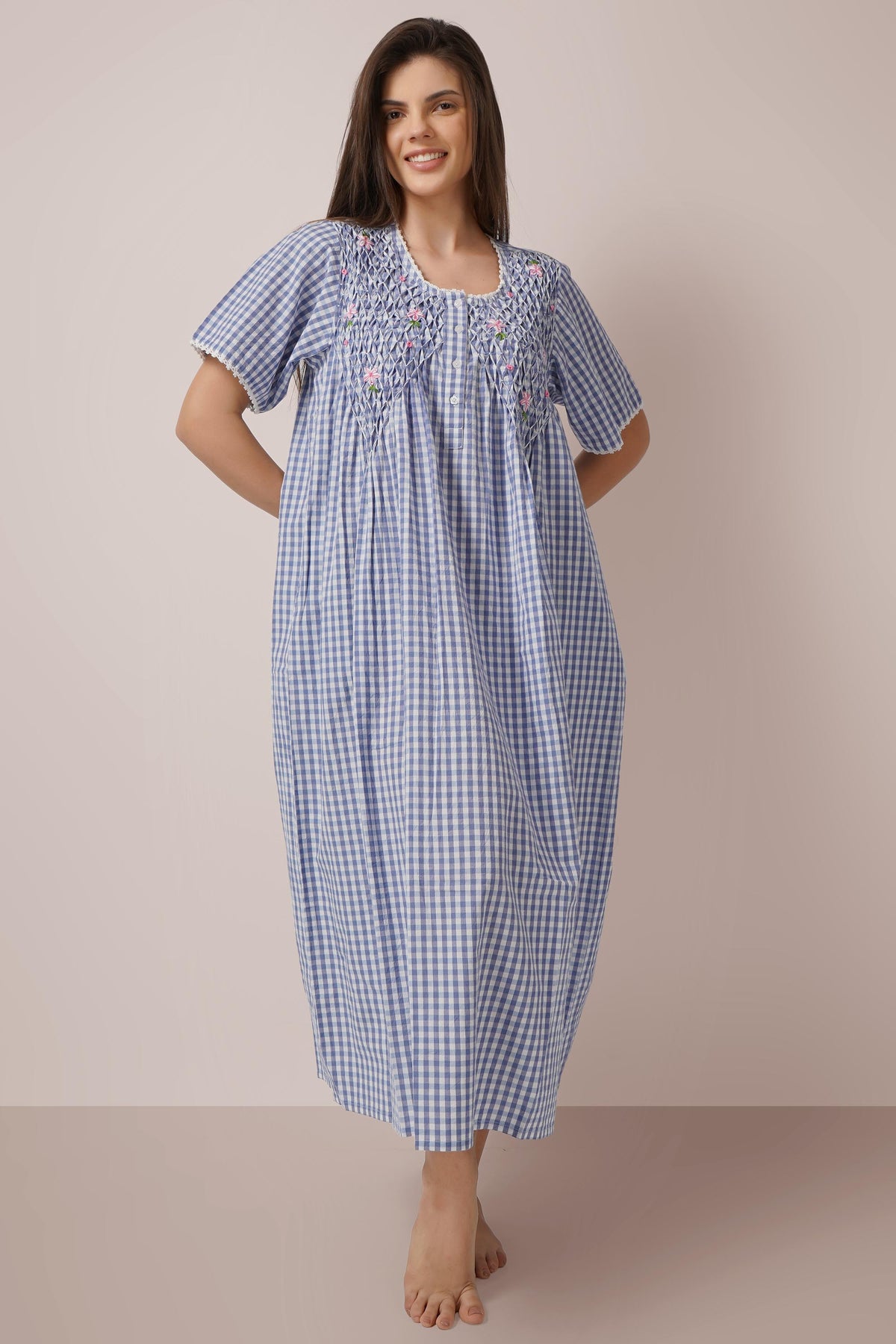 Agatha, Dress with Smocking