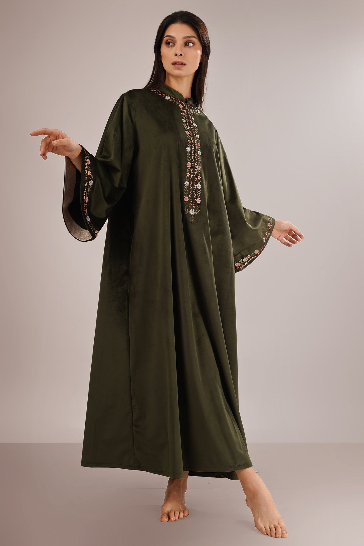 Cheryl, Velvet Kaftan