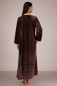 Agatha, Velvet Smocked dress