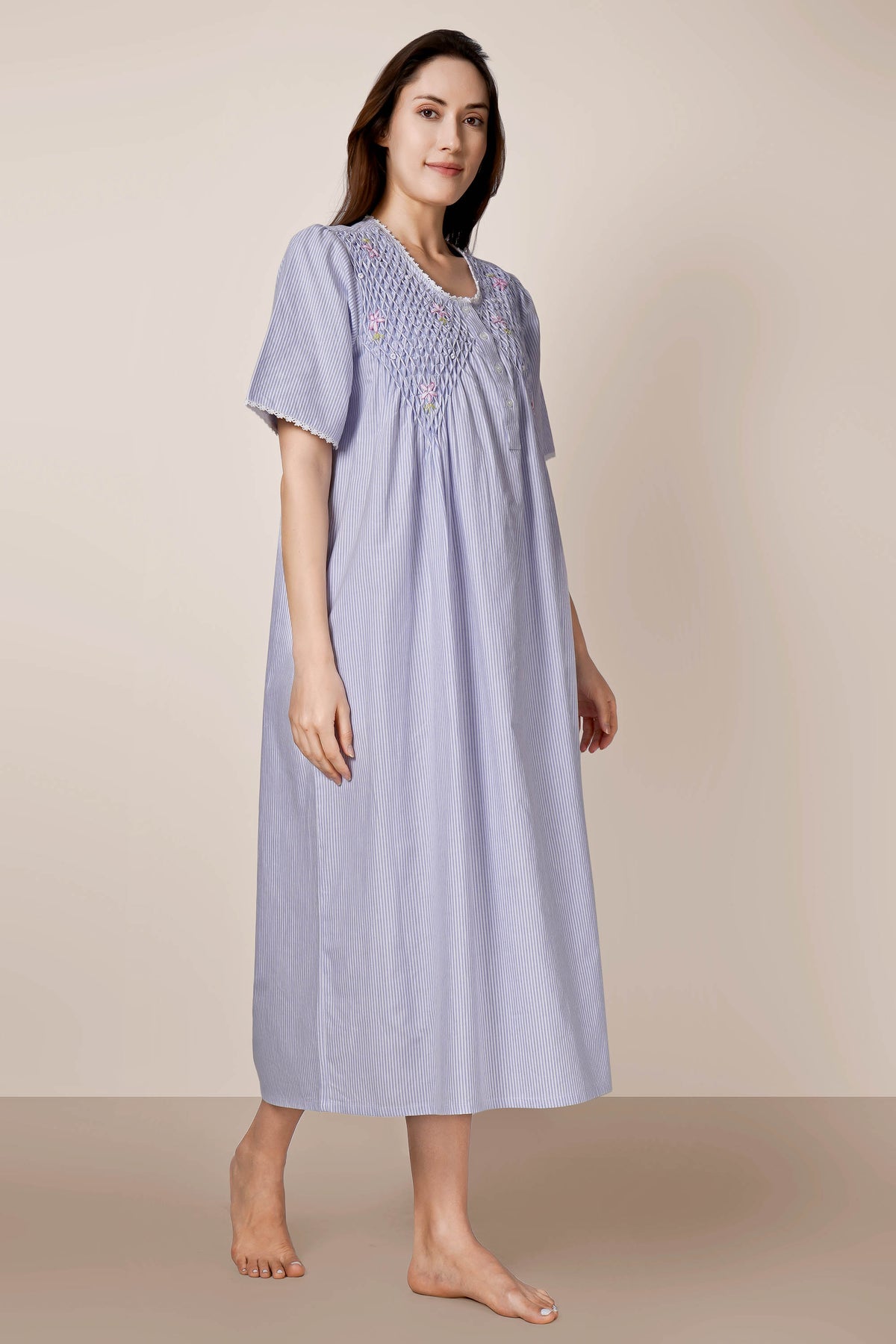 Agatha, Dress with Smocking