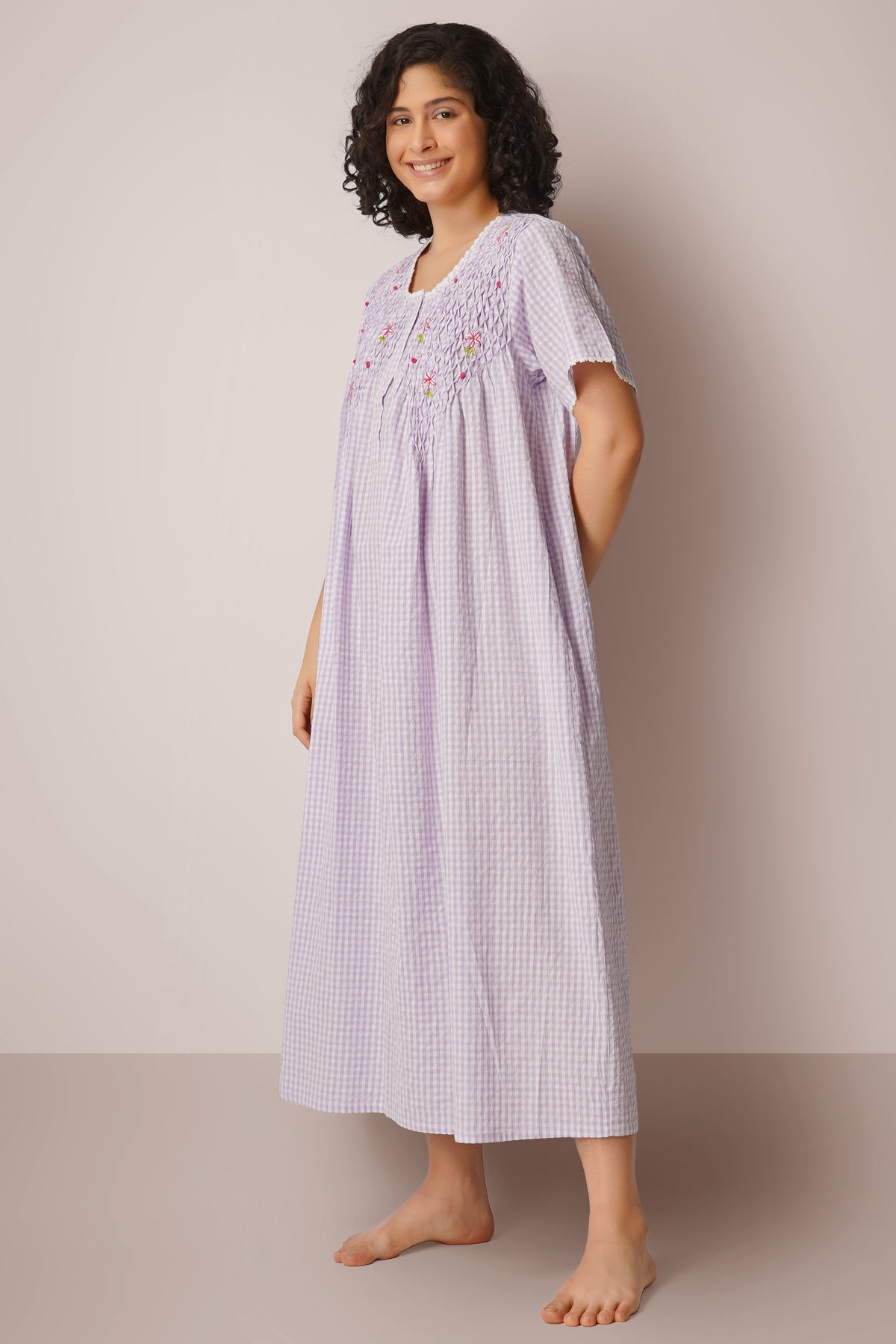 Agatha, Dress with Smocking