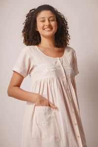 Jenna, Front Open Dress