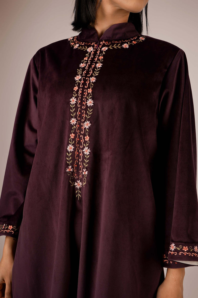 Cheryl, Velvet Kaftan