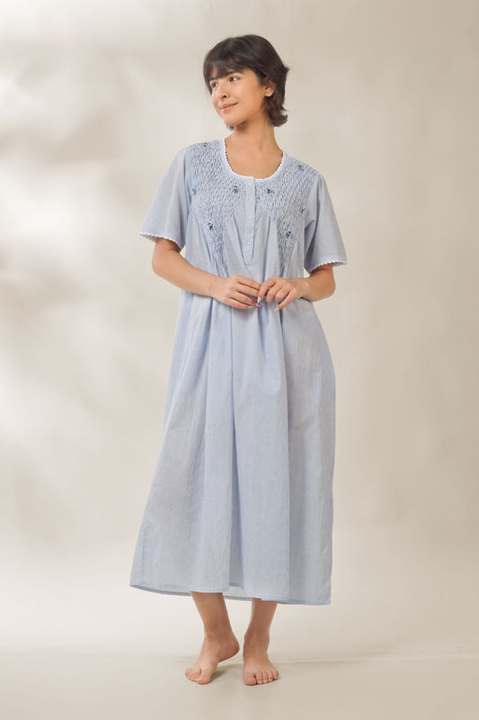 Agatha, Dress with Smocking