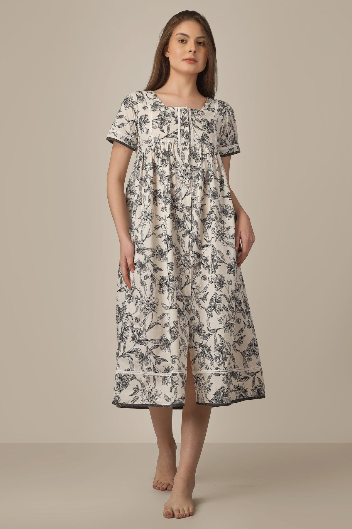 Eliza, Front Open Dress