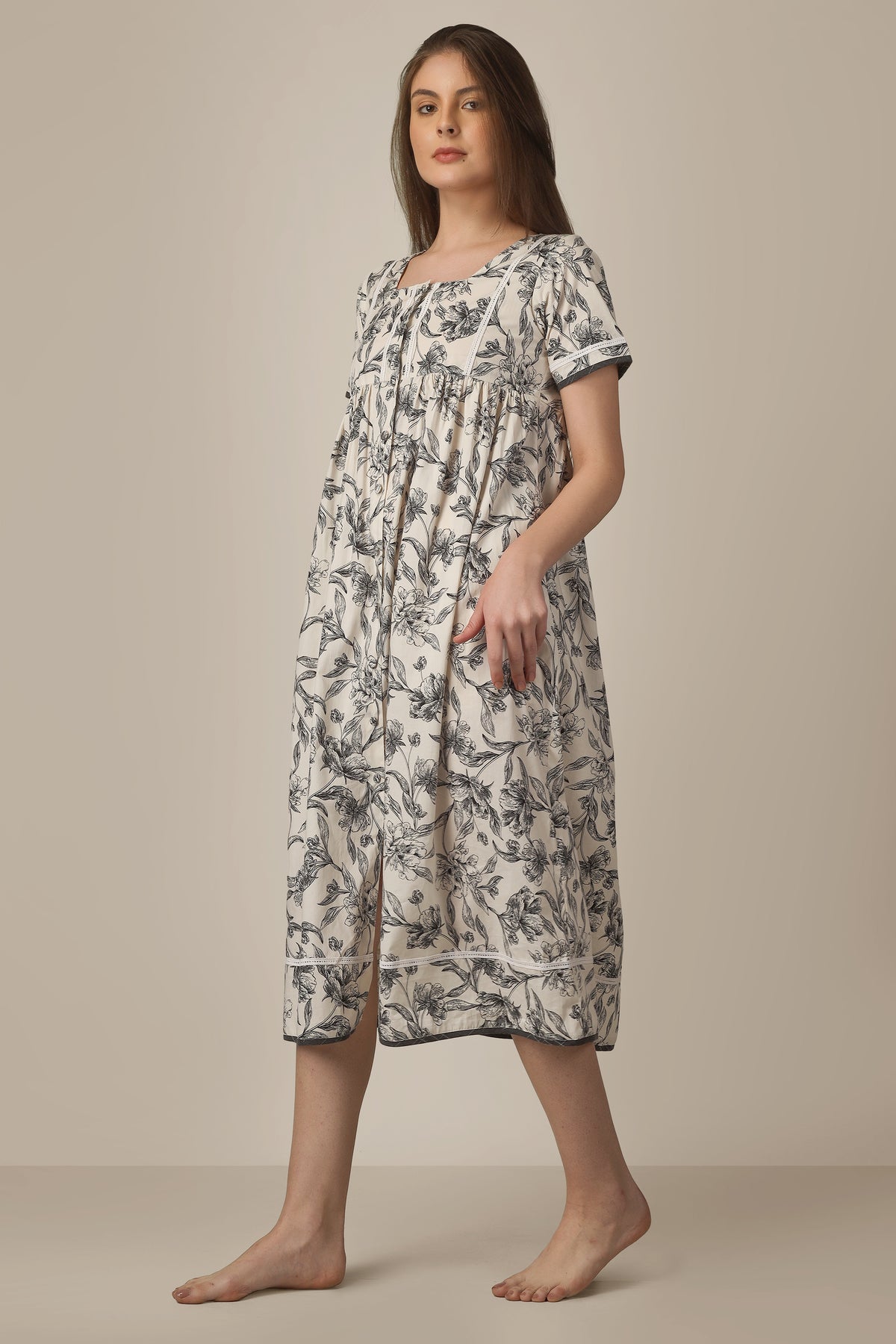 Eliza, Front Open Dress