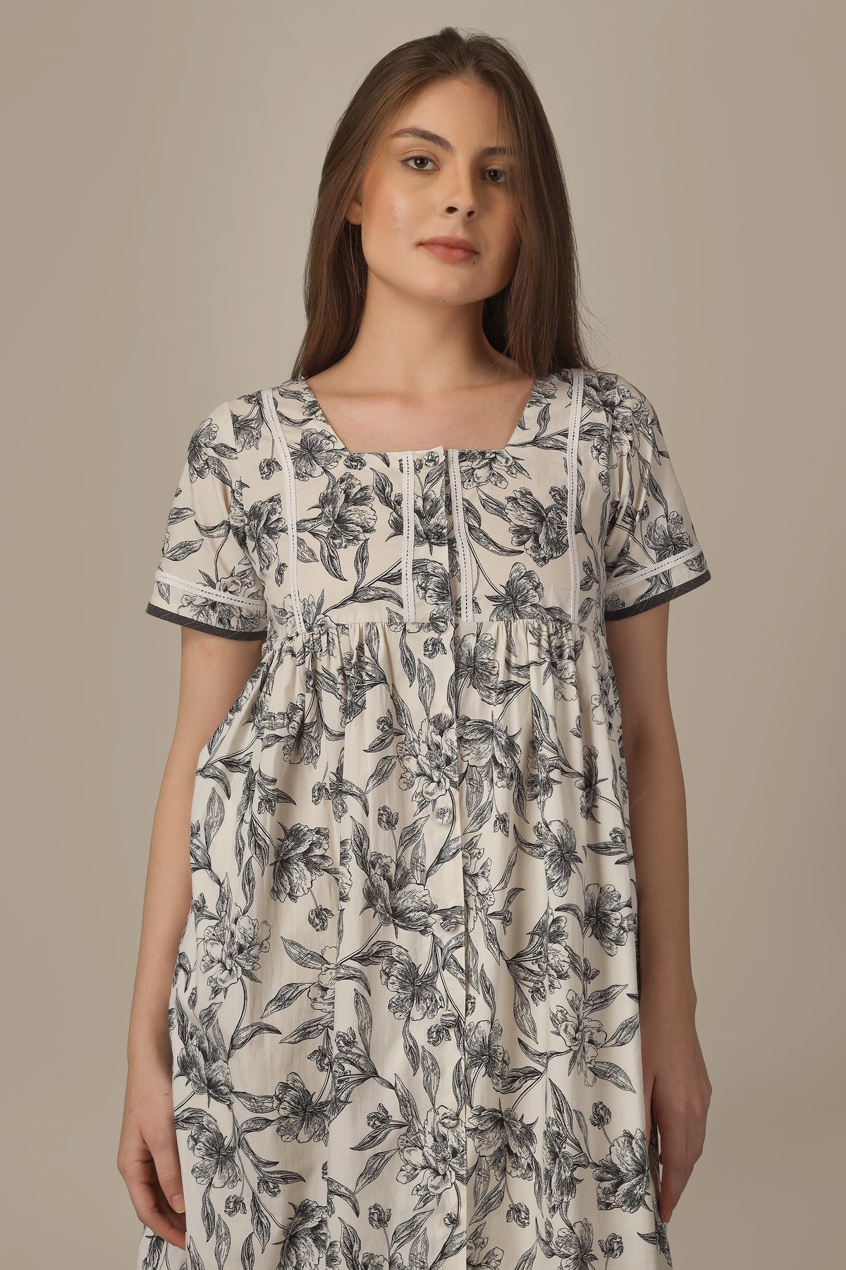 Eliza, Front Open Dress