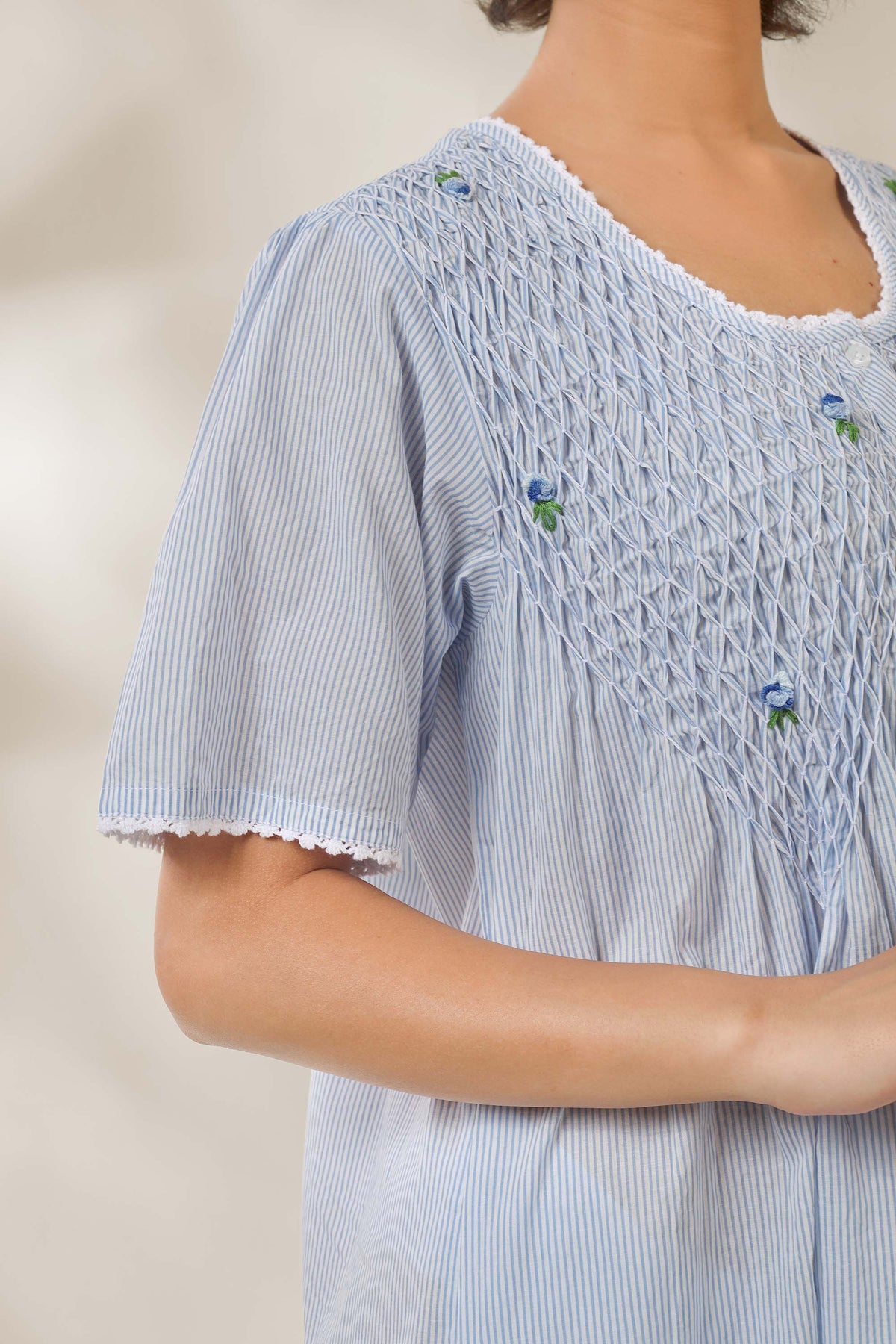 Agatha, Dress with Smocking