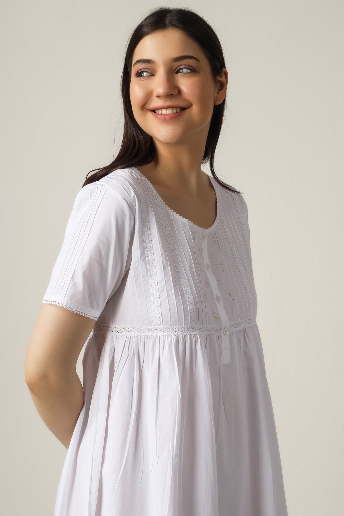 Rosa, Pleated Dress