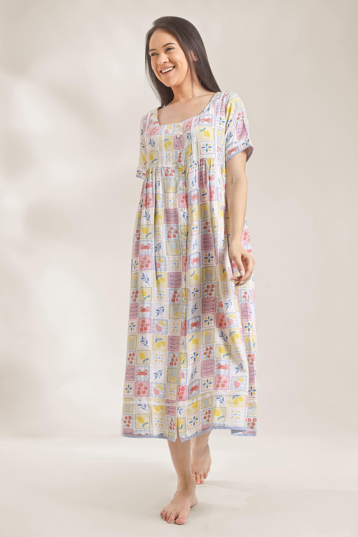 Eliza, Front Open Dress
