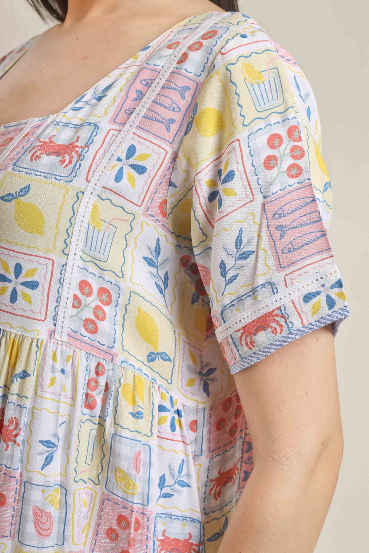 Eliza, Front Open Dress