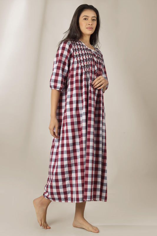 Agatha FS, Dress with Smocking