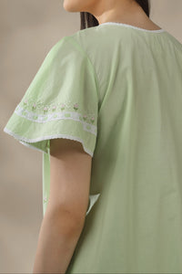 Ami, Embroidered Dress