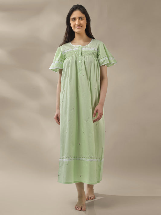 Ami, Embroidered Dress