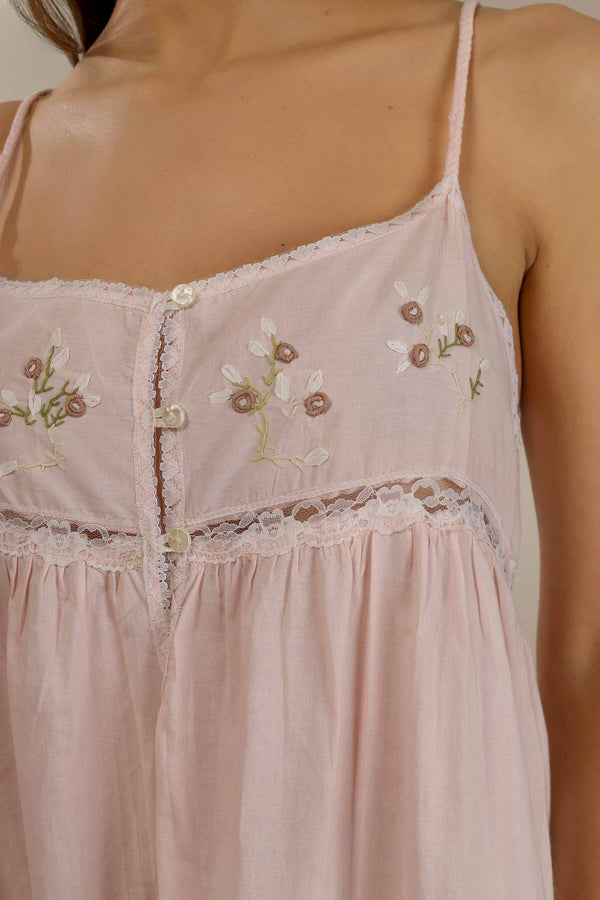 Rosebud, Embroidered Dress & Gown