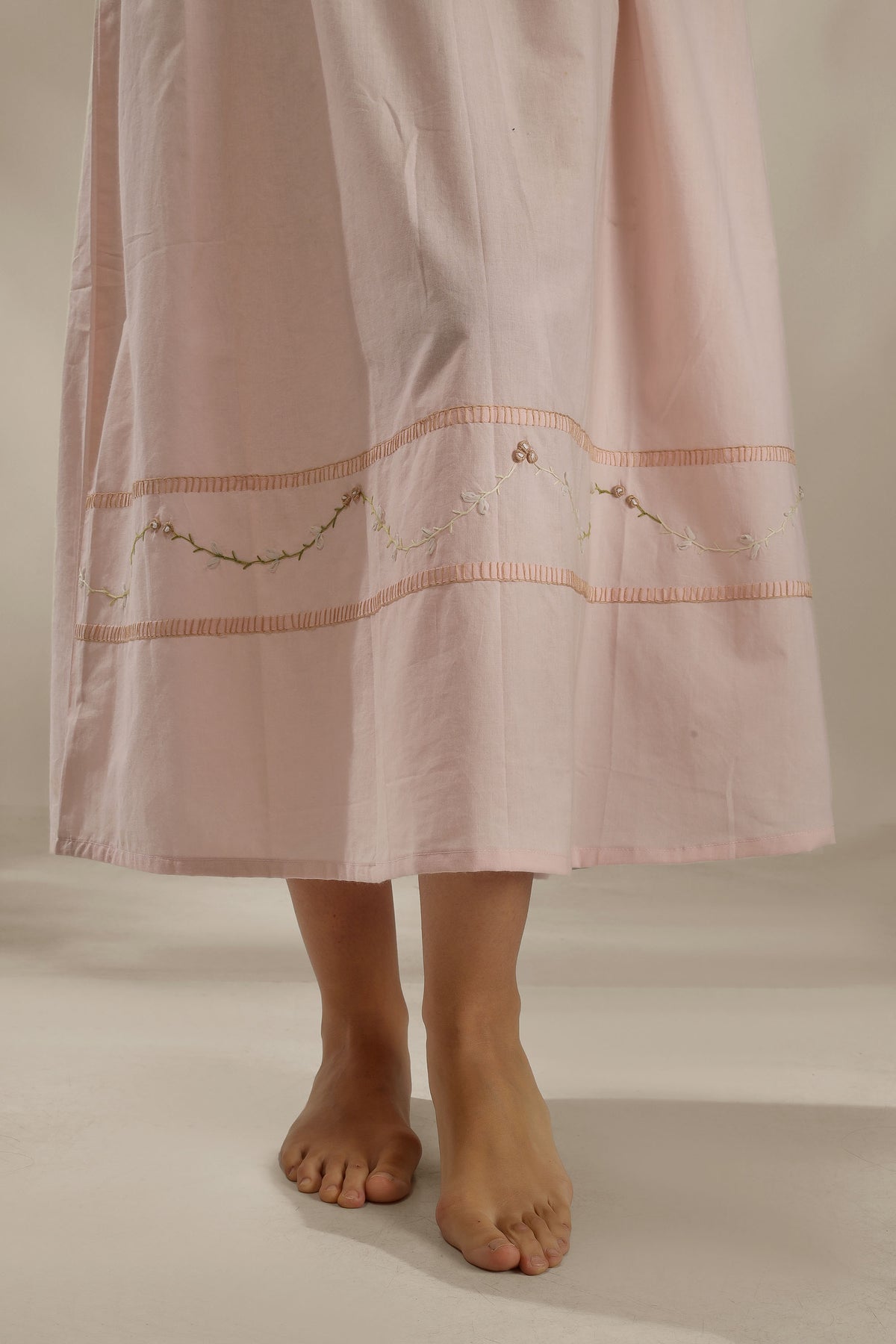 Rosebud, Embroidered Dress & Gown