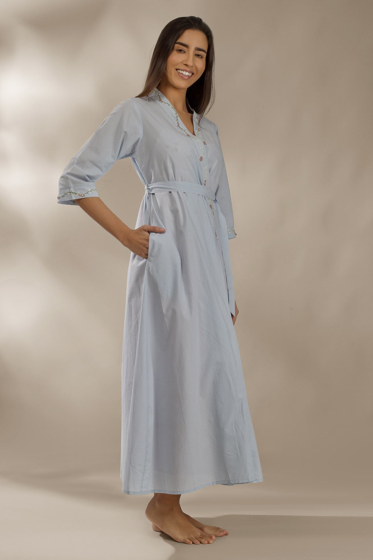 Rosebud, Embroidered Dress & Gown
