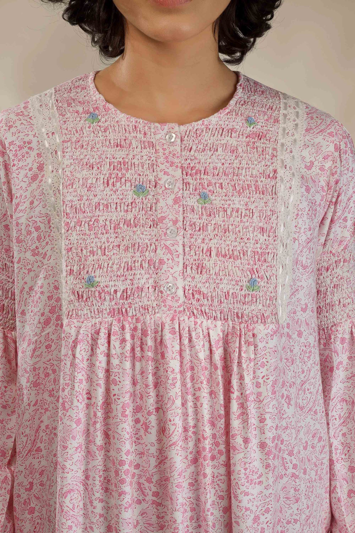 Magnolia M, Smocking Dress