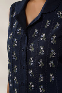 Nixie, Embroidered Top & Shorts