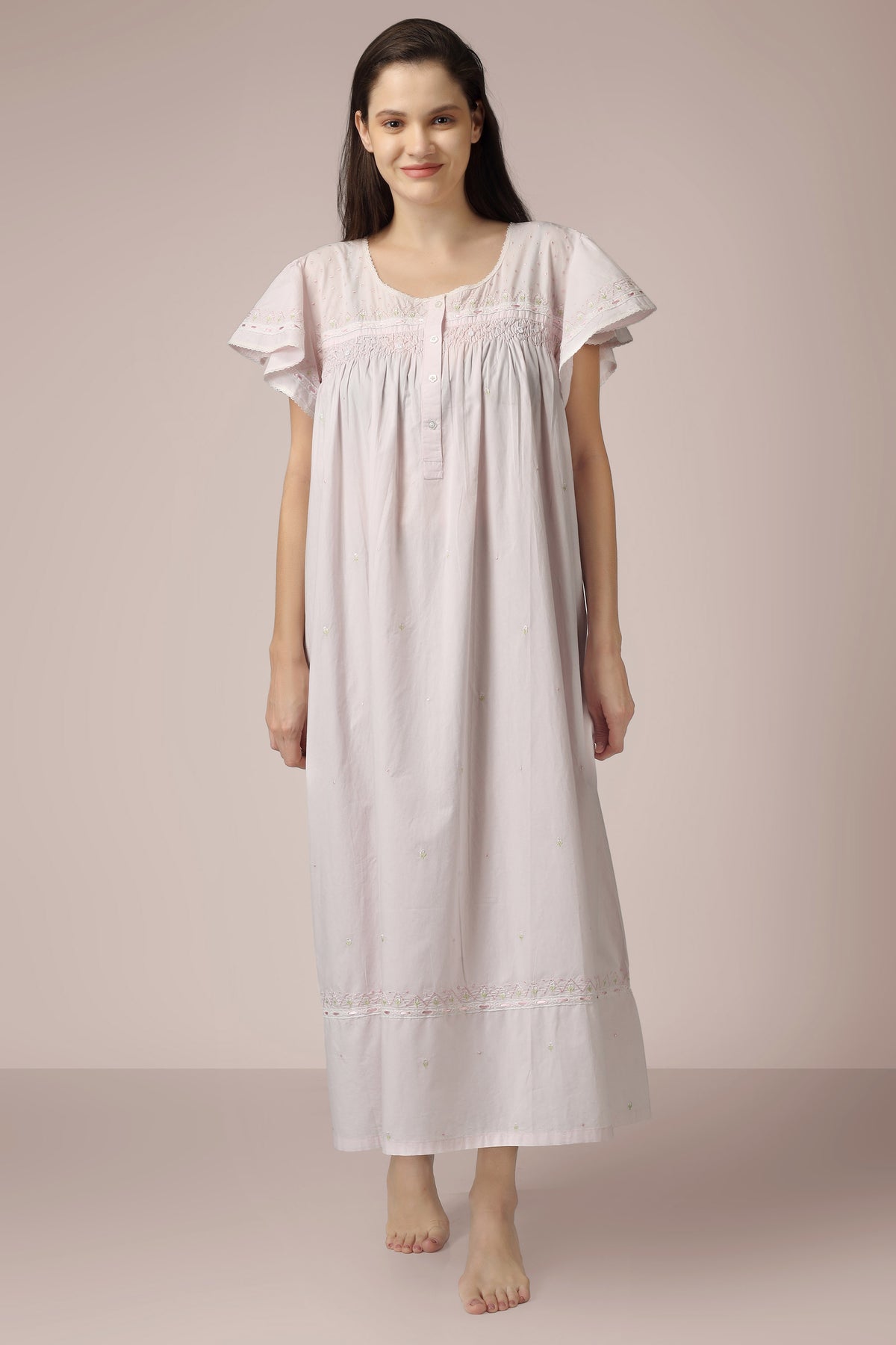 Ami, Embroidered Dress