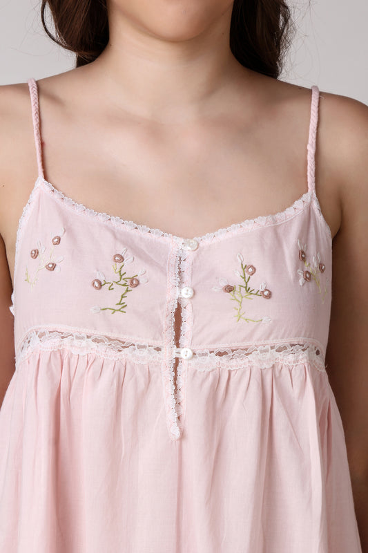 Rosebud, Embroidered Dress & Gown