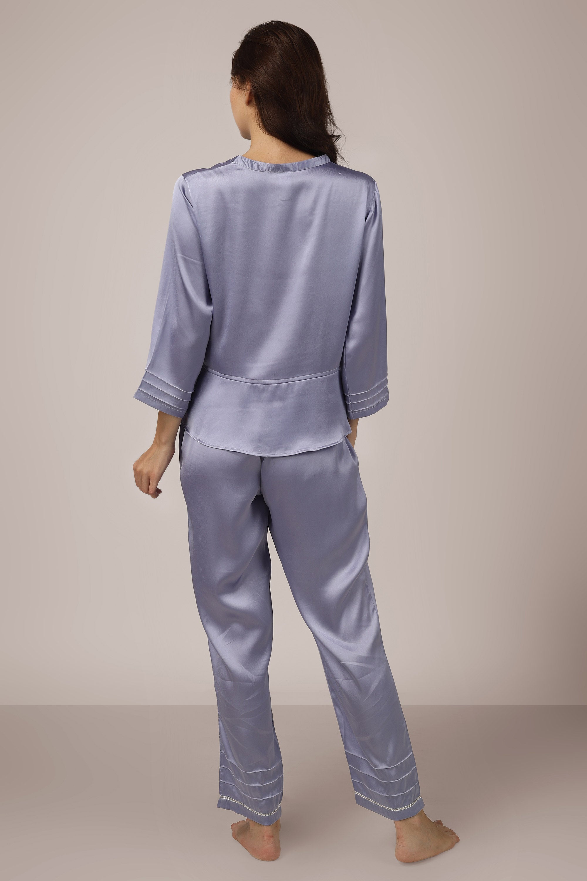 Nora Satin Pyjama Suit After Dark