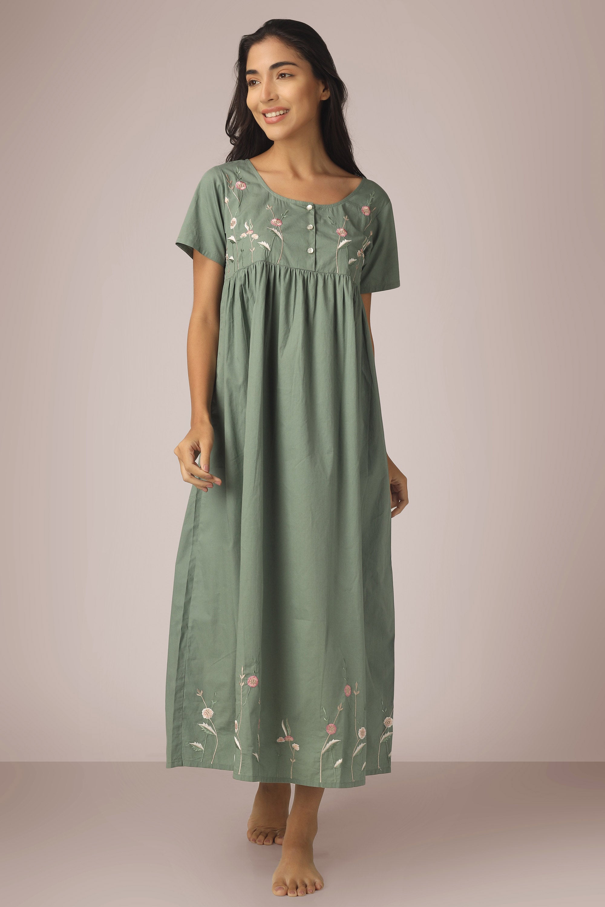 Buy Noty - Women's/Girls Hosiery Cotton Nighty/Night Dress/Night Gown Online  at desertcartINDIA