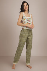 Holly, Crop-Top Pyjama Suit