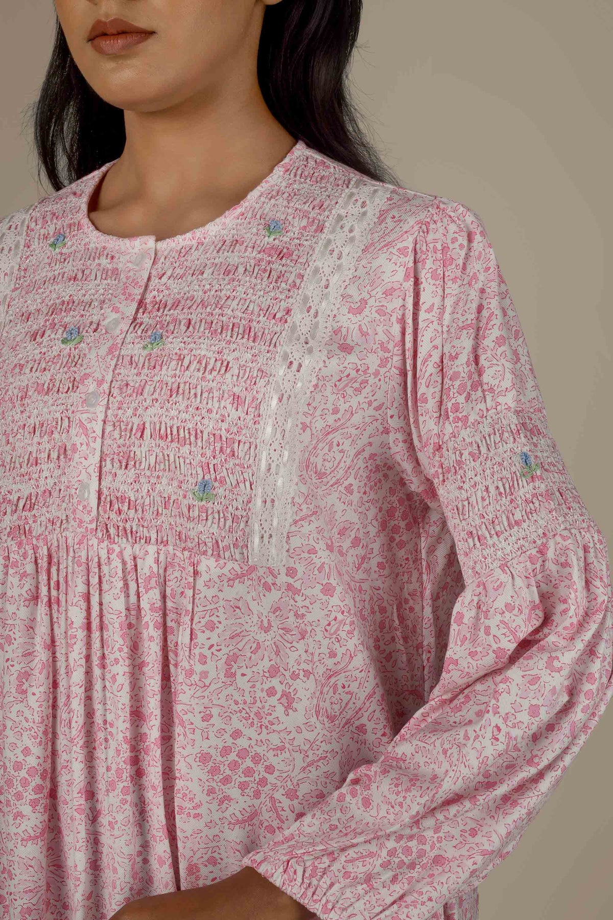 Magnolia M, Smocking Dress