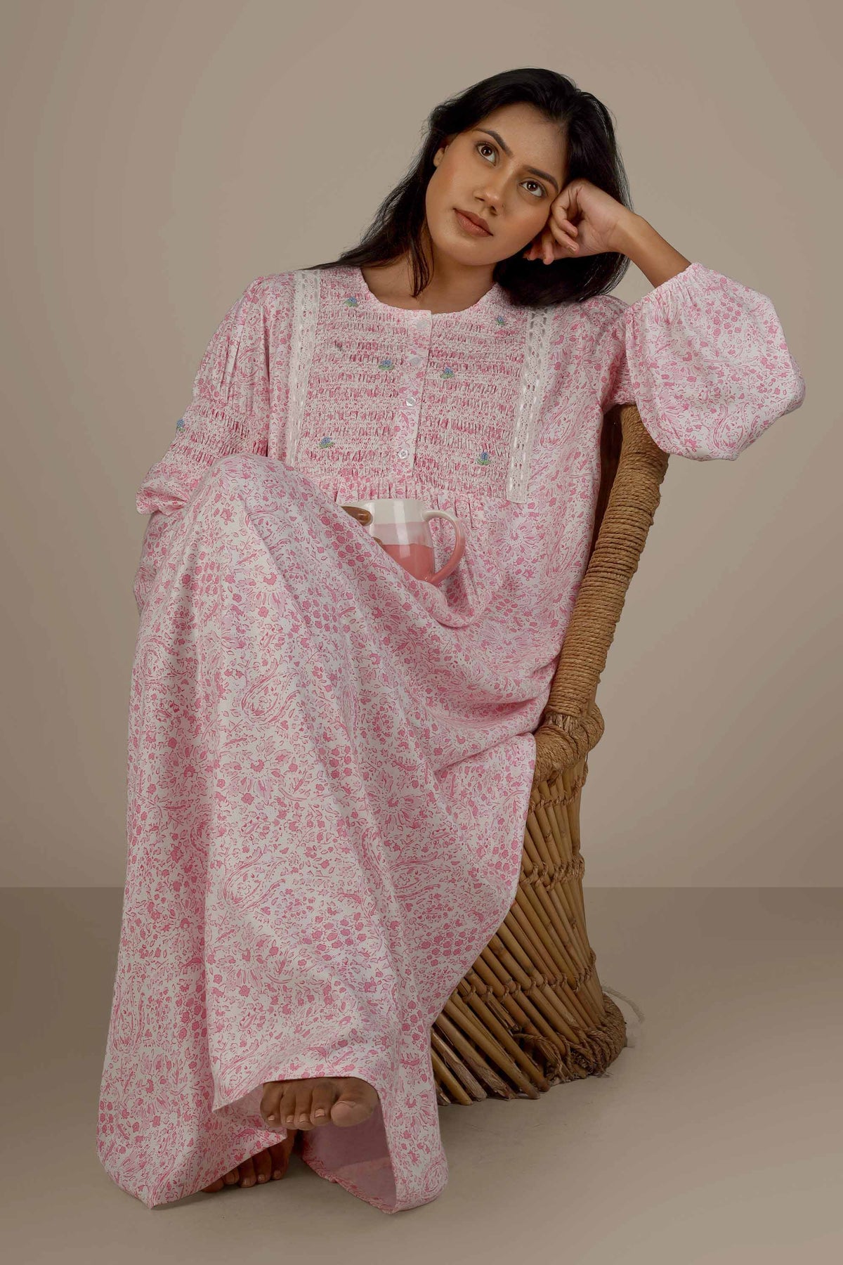 Magnolia M, Smocking Dress