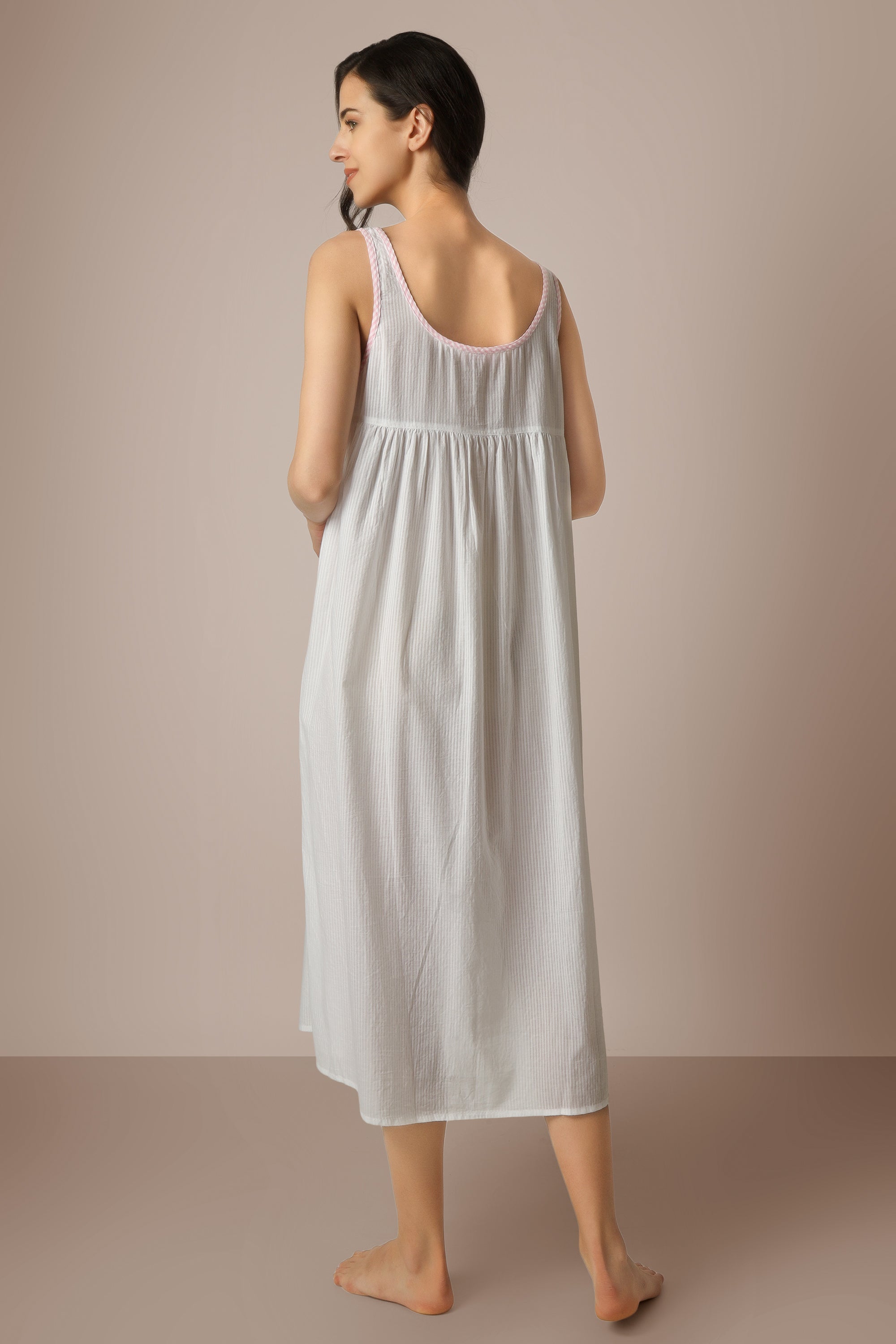 Kate Dress: Cozy Chic Cotton Nightdress – After Dark