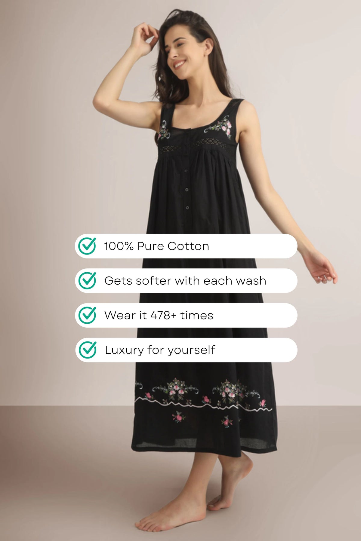 Maria, Night/Lounge Dress