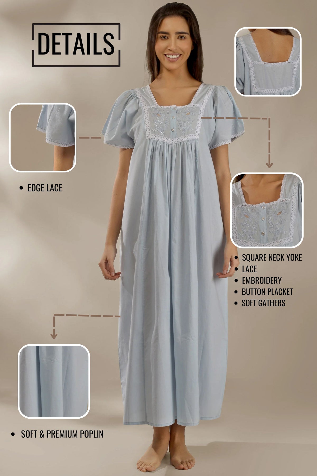 Vina, Nightdress