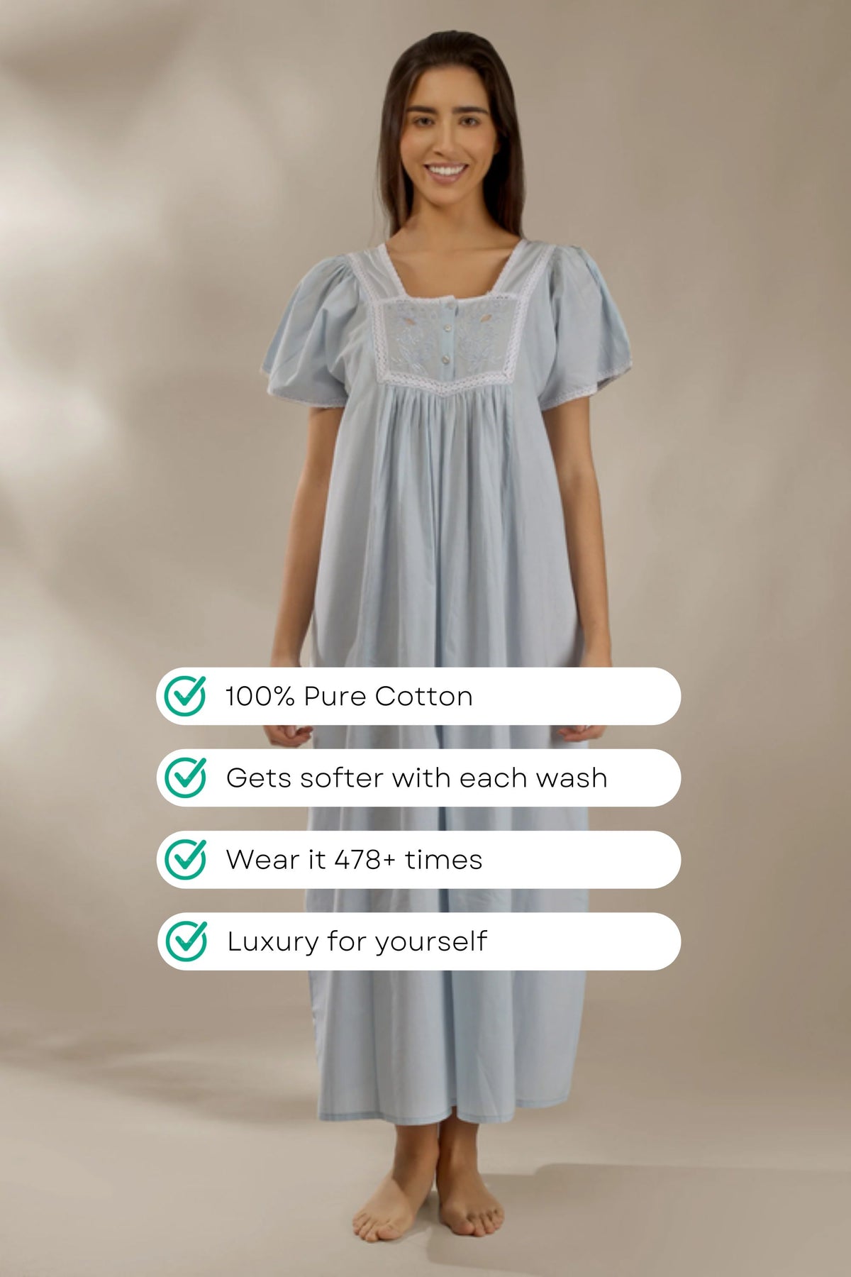 Vina, Nightdress