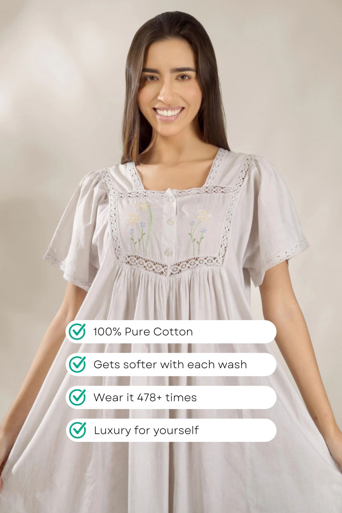 Vina, Nightdress