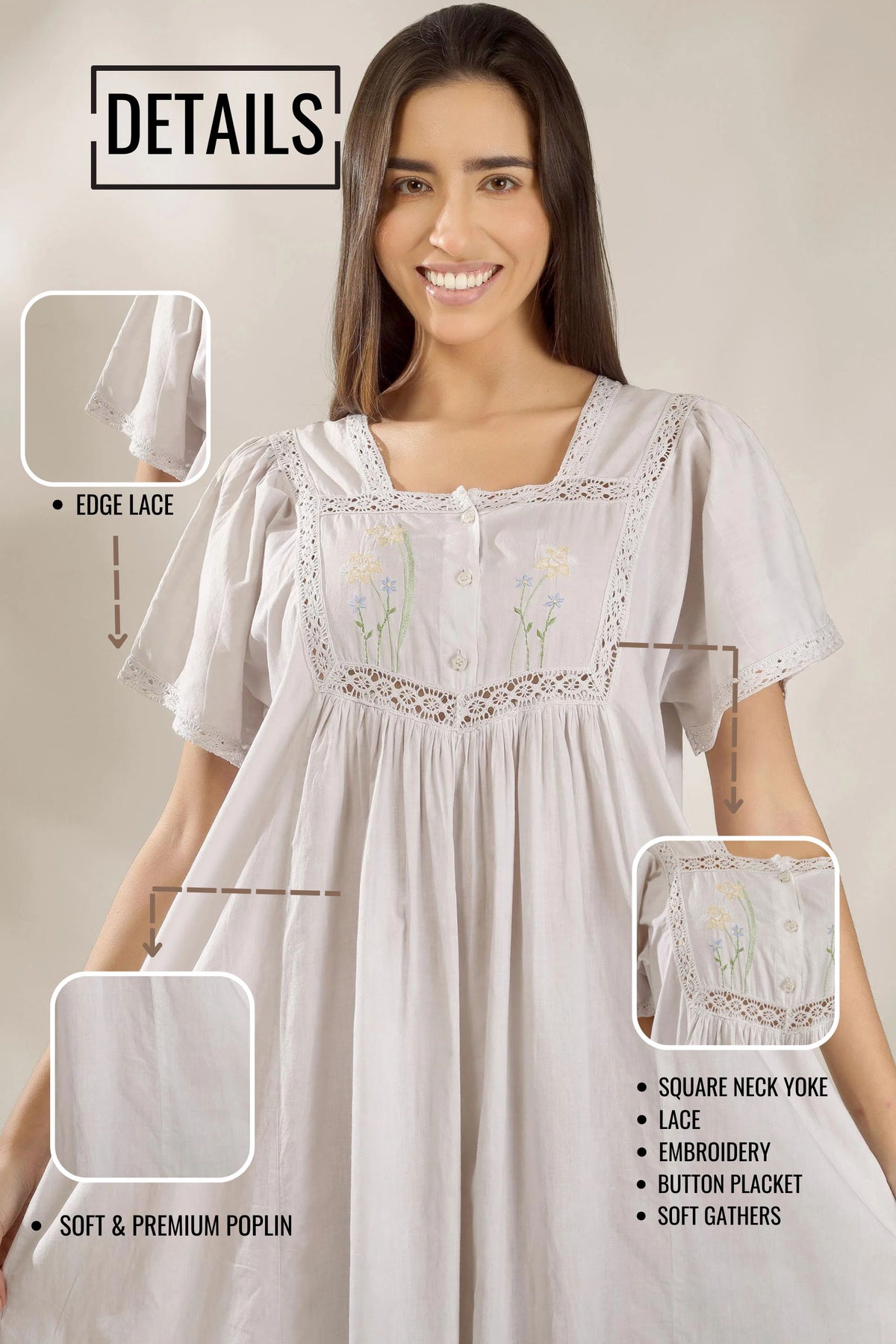 Vina, Nightdress